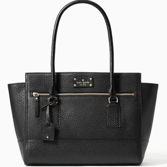 kate spade Handbags - NWT Kate Spade Pebbled Leather Large Work Tote Bag